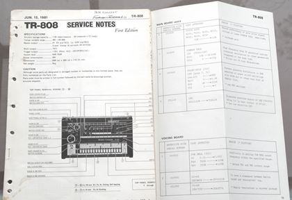 Roland-TR-808 Service Notes 